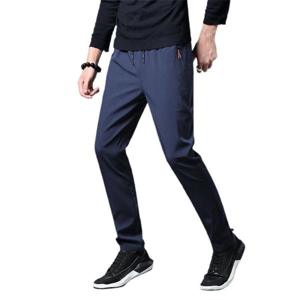men's pants plus size men summer casual elastic quick dry pockets male sweatpants solid color thin going out loose fit trousers, Black
men's pants plus size men summer casual elastic quick dry pockets male sweatpants solid color thin going out loose fit trousers, Black