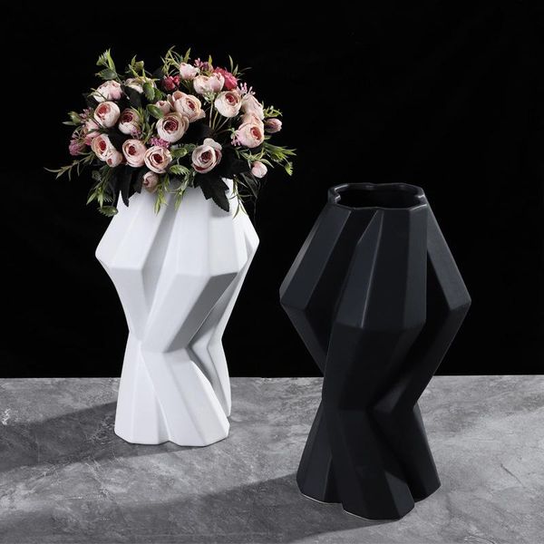 vases nordic ceramic black and white minimalist flower arrangement vase decoration living room tv cabinet home decor ornaments
vases nordic ceramic black and white minimalist flower arrangement vase decoration living room tv cabinet home decor ornaments