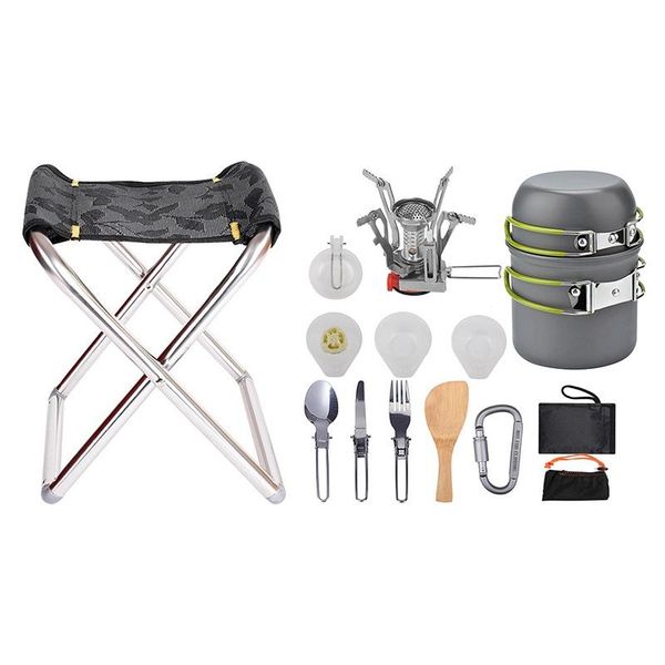 outdoor picnic tableware camping pot trekking pot pieces / set with stainless steel fishing trumpet mazar
outdoor picnic tableware camping pot trekking pot pieces / set with stainless steel fishing trumpet mazar