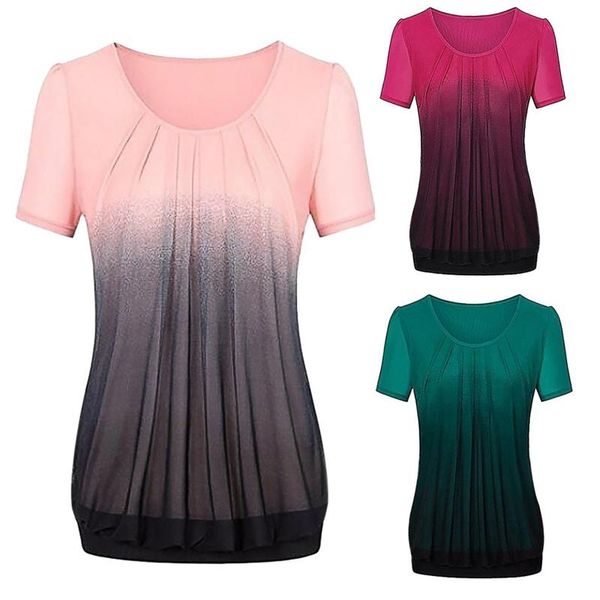 women's t-shirt women summer t shirt 2021 clothes gradient printed pleated plus size tribal tee femme camisetas de mujer #t1g, White
women's t-shirt women summer t shirt 2021 clothes gradient printed pleated plus size tribal tee femme camisetas de mujer #t1g, White