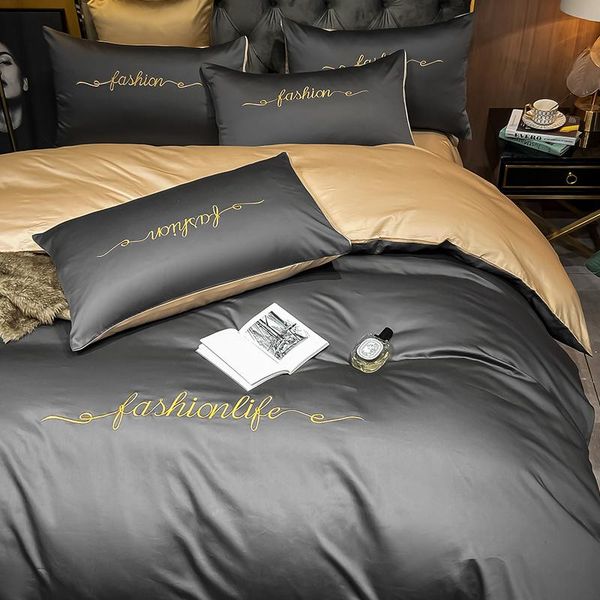 bedding sets minimalist style cotton four-piece set simple men's gray bed sheet 2021 duvet cover spring and summer
bedding sets minimalist style cotton four-piece set simple men's gray bed sheet 2021 duvet cover spring and summer