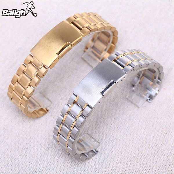 watch bands fashion stainless steel bracelet band strap stell deployment clasp speed master wrist women, Black;brown
watch bands fashion stainless steel bracelet band strap stell deployment clasp speed master wrist women, Black;brown