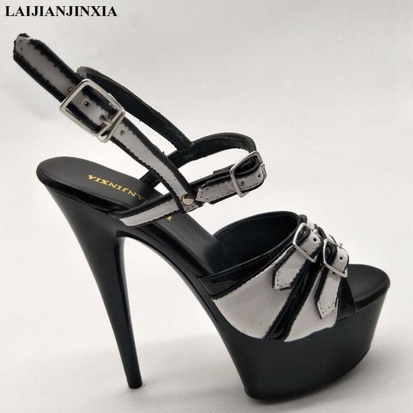 dress shoes laijianjinxia women wedding party dancing nightclub 15cm high heels thick platform strap sandals, Black
dress shoes laijianjinxia women wedding party dancing nightclub 15cm high heels thick platform strap sandals, Black