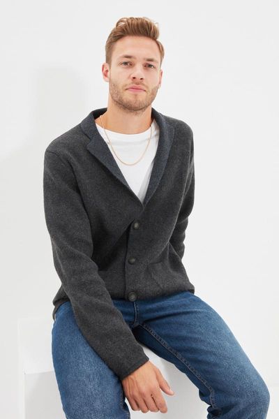 men's sweaters trendyol men 's regular fit collar knitwear cardigan tmnaw22hi0140, White;black
men's sweaters trendyol men 's regular fit collar knitwear cardigan tmnaw22hi0140, White;black