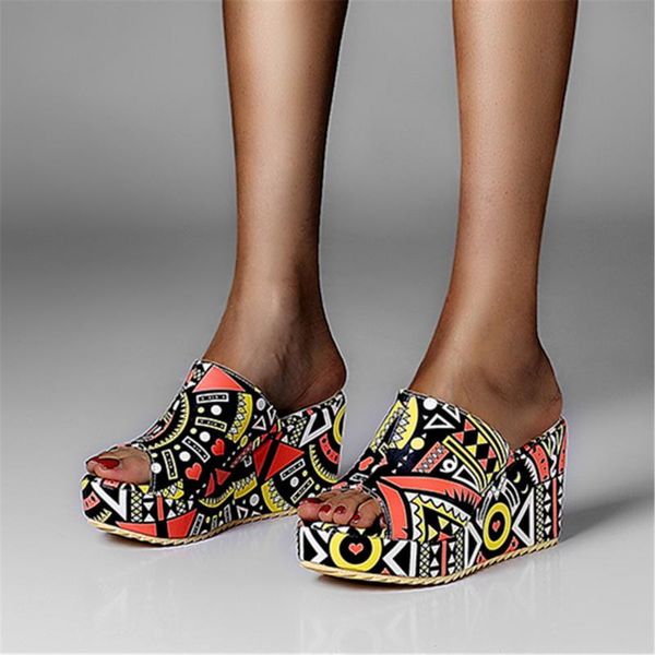 on a wedge shoes slippers casual slides big size slipers women heeled mules luxury 2021 summer high fretwork round toe fabric ba, Black
on a wedge shoes slippers casual slides big size slipers women heeled mules luxury 2021 summer high fretwork round toe fabric ba, Black
