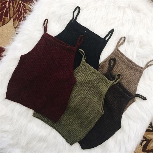 winter women camisole cotton womens sweaters tank sleeveless spaghetti straps female solid vest crop femininas, White;black
winter women camisole cotton womens sweaters tank sleeveless spaghetti straps female solid vest crop femininas, White;black