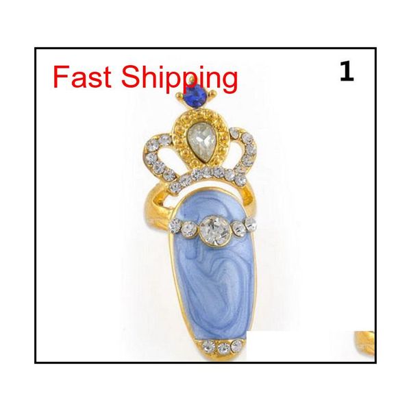 novelty bowknot nail ring charm crown flower crystal finger nail rings for women lady rhinestone fingernail prot qylbwy dh_seller2010, Silver
novelty bowknot nail ring charm crown flower crystal finger nail rings for women lady rhinestone fingernail prot qylbwy dh_seller2010, Silver
