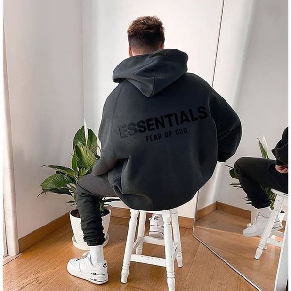 high street fog essentials new embossed letter cotton men's women's hoodie warm plush in autumn and winter, Black
high street fog essentials new embossed letter cotton men's women's hoodie warm plush in autumn and winter, Black