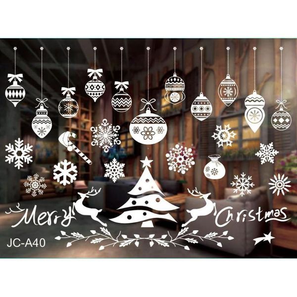 window stickers 2021 merry christmas wall decorations white snowflakes glass for home year decals decor
window stickers 2021 merry christmas wall decorations white snowflakes glass for home year decals decor