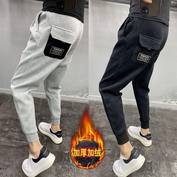 men's pants loose trousers solid color tie-leg casual korean version of self-cultivation all-match harem feet sports, Black
men's pants loose trousers solid color tie-leg casual korean version of self-cultivation all-match harem feet sports, Black