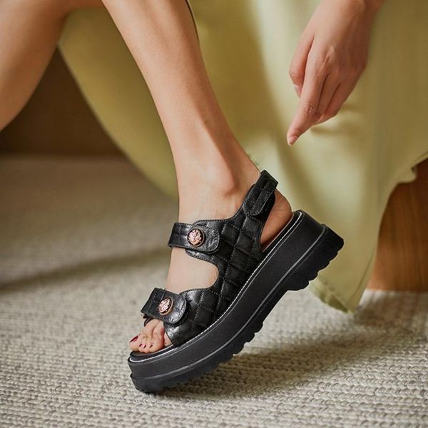 sandals trending designer button quilted woman natural kid sheepskin leather chunky heels sandal platform shoes 42, Black
sandals trending designer button quilted woman natural kid sheepskin leather chunky heels sandal platform shoes 42, Black