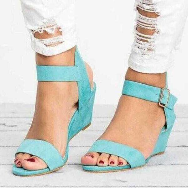 sandals large shoes fish mouth buckle size 35-43 high heel slope suede women's, Black
sandals large shoes fish mouth buckle size 35-43 high heel slope suede women's, Black
