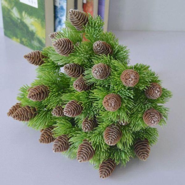 decorative flowers & wreaths artificial plastic pine 7 branches nuts cones fake plants tree for christmas party decoration faux grass xmas h
decorative flowers & wreaths artificial plastic pine 7 branches nuts cones fake plants tree for christmas party decoration faux grass xmas h