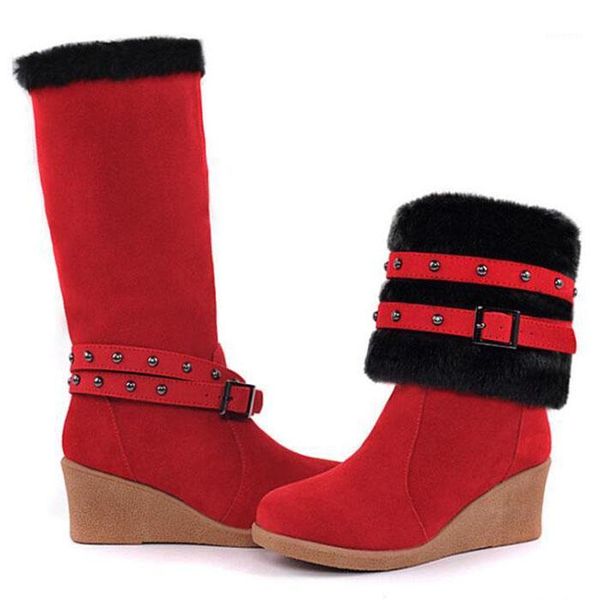 fashion womens snow boots casual wedges keep warm shoes fur pumps lady size 40 41 42 43 aa09861, Black
fashion womens snow boots casual wedges keep warm shoes fur pumps lady size 40 41 42 43 aa09861, Black