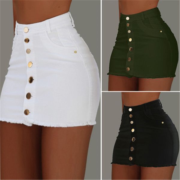womens solid colors pencil dresses fashion trend slim buttons denim short skirts designer female summer casual high waist skinny dress, Black;gray
womens solid colors pencil dresses fashion trend slim buttons denim short skirts designer female summer casual high waist skinny dress, Black;gray