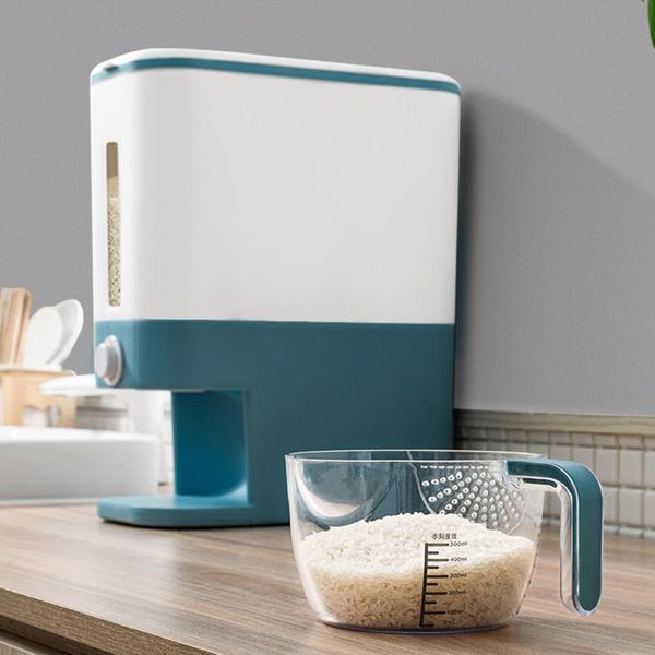 storage bottles & jars press type sealed rice bucket large-capacity household quantitative grains tank
storage bottles & jars press type sealed rice bucket large-capacity household quantitative grains tank