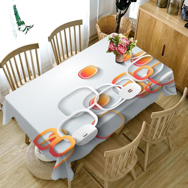 table cloth senisaihon 3d tablecloth yellow geometric circle pattern polyester dustproof christmas dinner decoration cover
table cloth senisaihon 3d tablecloth yellow geometric circle pattern polyester dustproof christmas dinner decoration cover