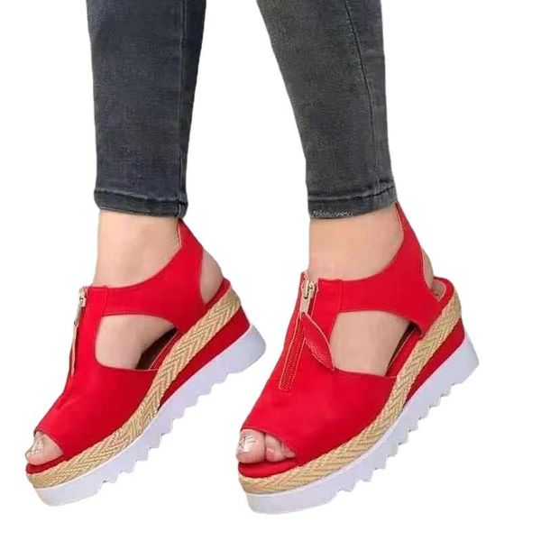sandals summer slope heel open toe women's 2021 thick-soled lightweight soles high-quality suede flat-bottomed large size, Black
sandals summer slope heel open toe women's 2021 thick-soled lightweight soles high-quality suede flat-bottomed large size, Black