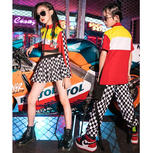 2021 children trend modern jazz dance costume boys girls performance clothing walk show cropped clothes kids hip hop pants 1663, Black;red
2021 children trend modern jazz dance costume boys girls performance clothing walk show cropped clothes kids hip hop pants 1663, Black;red