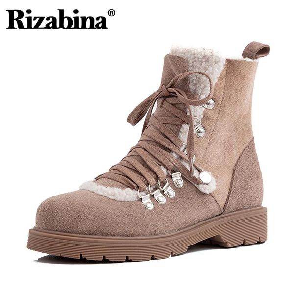 boots rizabina real leather women ankle fashion cross strap winter shoes woman platform warm fur short boot footwear size 33-41, Black
boots rizabina real leather women ankle fashion cross strap winter shoes woman platform warm fur short boot footwear size 33-41, Black