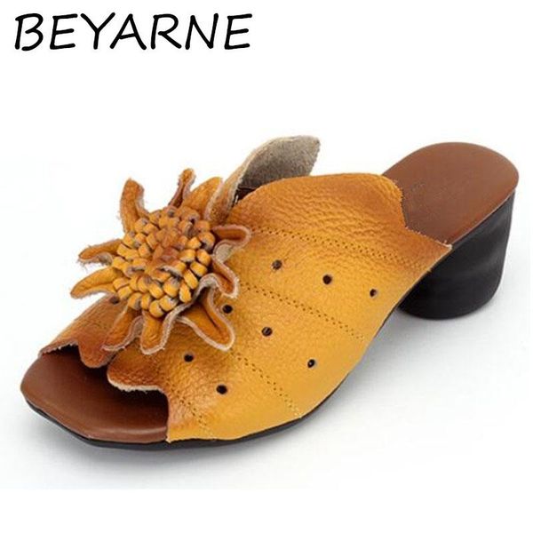 beyarne famous cowhide flowers shoes woman fashion slippers sandals comfortable soft summer leather slippers women shoes sandals, Black
beyarne famous cowhide flowers shoes woman fashion slippers sandals comfortable soft summer leather slippers women shoes sandals, Black