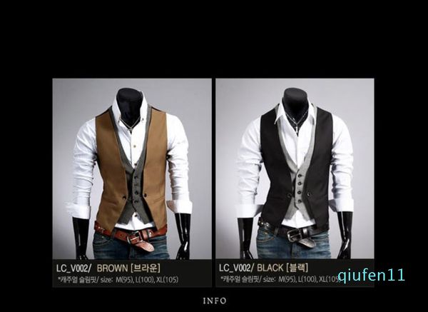 spring fashion new basic casual suit vest men,brand quality tank ,faux two piece waistcoat, drop ship plus size xxxl, Black;white
spring fashion new basic casual suit vest men,brand quality tank ,faux two piece waistcoat, drop ship plus size xxxl, Black;white