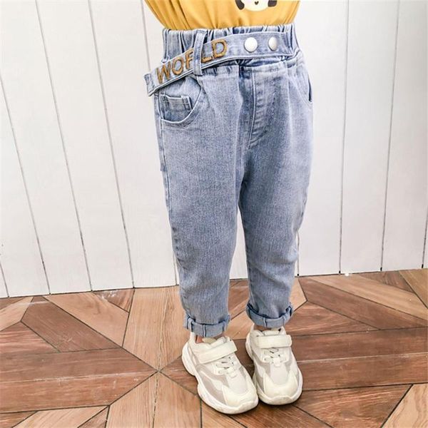 2-7 fashion jeans for girls toddler kid baby clothes loose denim pants elegant cute sweet loose tousers spring streetwear, Blue
2-7 fashion jeans for girls toddler kid baby clothes loose denim pants elegant cute sweet loose tousers spring streetwear, Blue