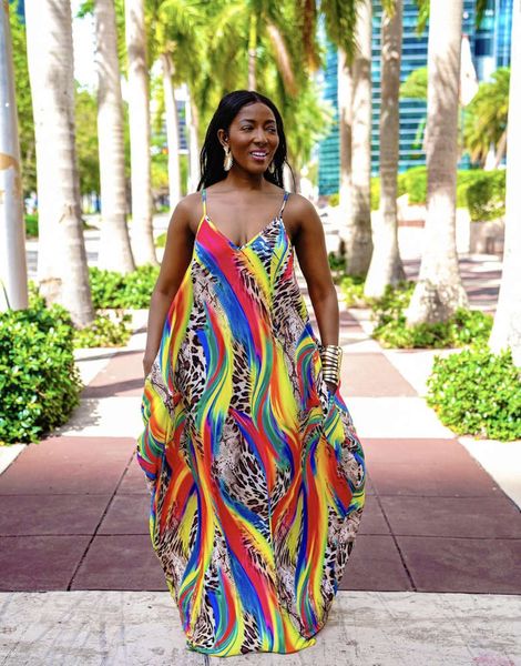 long pocket print large swing loose suspender, White;black
long pocket print large swing loose suspender, White;black