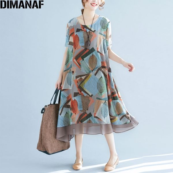 plus size summer women chiffon dress beach leaves print loose sweet fashion casual short sleeve elegant lady 210531, Black;gray
plus size summer women chiffon dress beach leaves print loose sweet fashion casual short sleeve elegant lady 210531, Black;gray