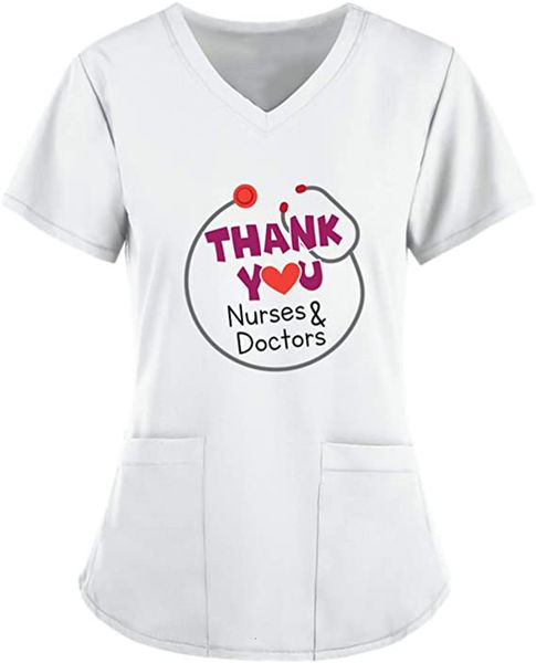 women letter v neck tshirt short sleeve slim fit summer casual tees female pocket clothes, White
women letter v neck tshirt short sleeve slim fit summer casual tees female pocket clothes, White