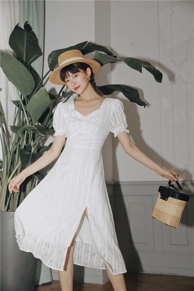 2021 new striped white summer women a line tunic square neck short sleeve ladies with slit 468y, Black;gray
2021 new striped white summer women a line tunic square neck short sleeve ladies with slit 468y, Black;gray