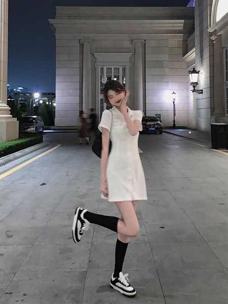 zhiqiao fan white polo drs women's summer collar shirt short skirt pure dire style small girl t-shirt, Black
zhiqiao fan white polo drs women's summer collar shirt short skirt pure dire style small girl t-shirt, Black
