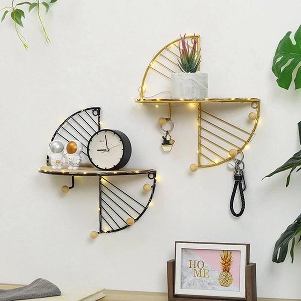 other home decor wall hanging iron art storage rack frame creative simple wrought hook fan-shaped shelf for living room office
other home decor wall hanging iron art storage rack frame creative simple wrought hook fan-shaped shelf for living room office