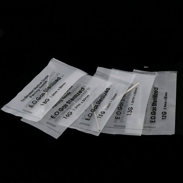 100pcs 16g piercing needles surgical steel disposable body piercing needles e.o.gas sterilized permanent makeup
100pcs 16g piercing needles surgical steel disposable body piercing needles e.o.gas sterilized permanent makeup
