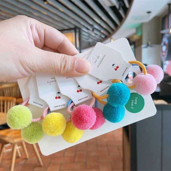 1 pair autumn korean sweet girl simple colorful hairball rubber band hair rope fashion children baby ponytail hair accessories, Slivery;white
1 pair autumn korean sweet girl simple colorful hairball rubber band hair rope fashion children baby ponytail hair accessories, Slivery;white