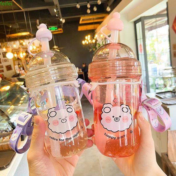 mugs cartoon children's sling plastic water bottle large capacity outdoor straw cup cute girl heart pearl milk tea
mugs cartoon children's sling plastic water bottle large capacity outdoor straw cup cute girl heart pearl milk tea