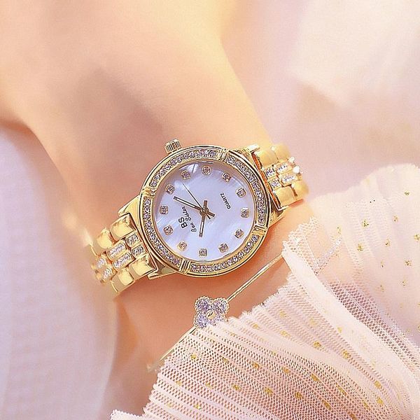 wristwatches famous women's watches 2021 relogio iced out wristwatch for women simple waterproof gold quartz rhinestone elegant ladies, Slivery;brown
wristwatches famous women's watches 2021 relogio iced out wristwatch for women simple waterproof gold quartz rhinestone elegant ladies, Slivery;brown