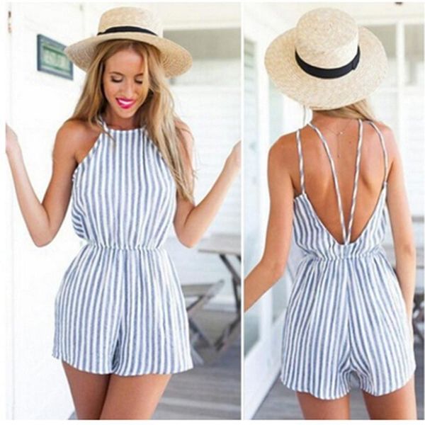 women's jumpsuits & rompers bigsweety summer playsuit women short striped spangetti strap slim backless sleeveless beach female, Black;white
women's jumpsuits & rompers bigsweety summer playsuit women short striped spangetti strap slim backless sleeveless beach female, Black;white