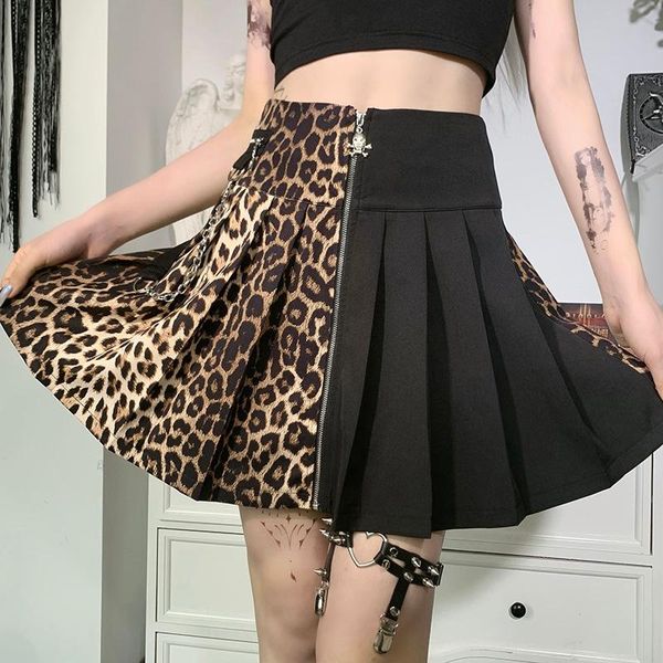 skirts insta pleated leopard mini skirt summer 2021 fashion gothic streetwear women high waist strap a-line casual female, Black
skirts insta pleated leopard mini skirt summer 2021 fashion gothic streetwear women high waist strap a-line casual female, Black