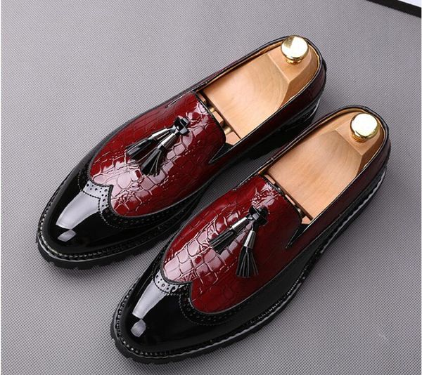 new mens gold tassel loafers flat shoes brand mens leather wedding shoes men casual shoes moccasins zapatos hombre eur38-44, Black
new mens gold tassel loafers flat shoes brand mens leather wedding shoes men casual shoes moccasins zapatos hombre eur38-44, Black