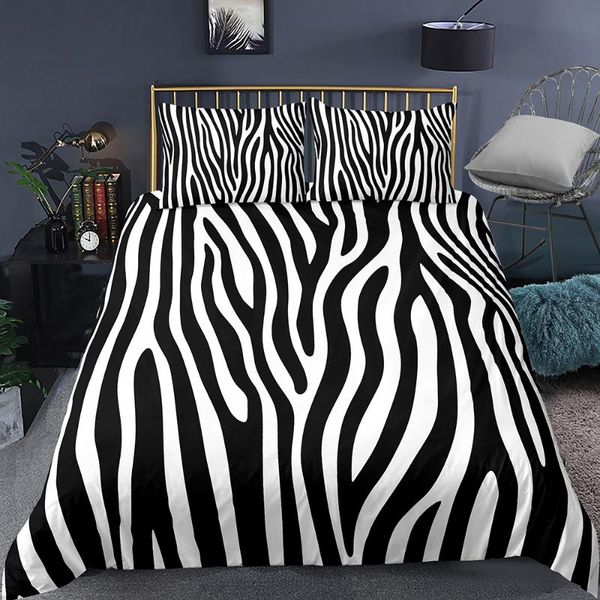 bedding sets luxury black white set zebra pattern girl boys home doubls single duvet cover animals theme custom bed linen
bedding sets luxury black white set zebra pattern girl boys home doubls single duvet cover animals theme custom bed linen