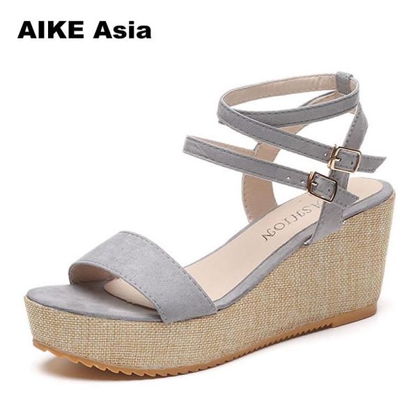 aike asia women summer platform sandals female fish mouth platform high heels wedge shoes lady buckle slope sandals 8cm, Black
aike asia women summer platform sandals female fish mouth platform high heels wedge shoes lady buckle slope sandals 8cm, Black