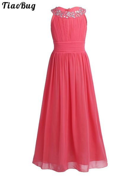 girl's dresses tiaobug kids girls chiffon sleeveless flower girl dress halter crystals princess pageant wedding bridesmaid birthday par, Red;yellow
girl's dresses tiaobug kids girls chiffon sleeveless flower girl dress halter crystals princess pageant wedding bridesmaid birthday par, Red;yellow