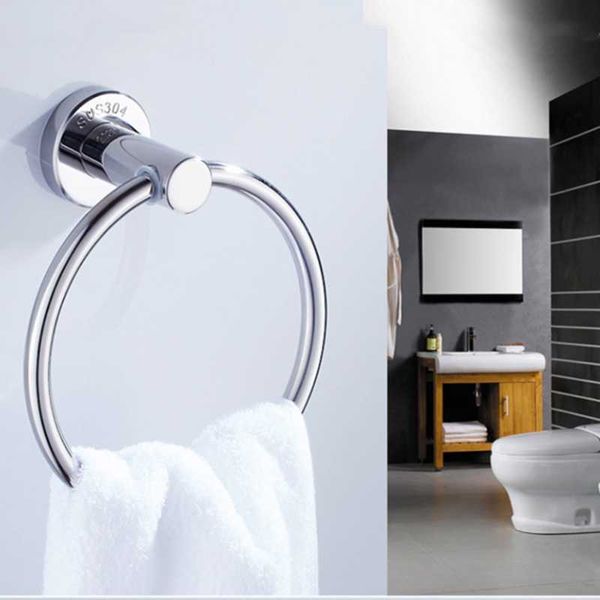towel rings stainless steel mirror polishing ring holder wall-mounted rack bathroom accessories home decoration
towel rings stainless steel mirror polishing ring holder wall-mounted rack bathroom accessories home decoration