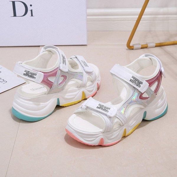 sandals woman wedge platform sandal female fashion colorful sole high heels ladies shoes sport beach sandalias femme shoes woman, Black
sandals woman wedge platform sandal female fashion colorful sole high heels ladies shoes sport beach sandalias femme shoes woman, Black