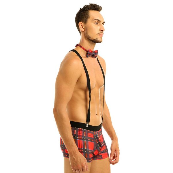 waiter roleplay costumes mens plaid boxer briefs lingerie set male gay nightclub rave outfit erotic maid cosplay uniforms, Black;white
waiter roleplay costumes mens plaid boxer briefs lingerie set male gay nightclub rave outfit erotic maid cosplay uniforms, Black;white