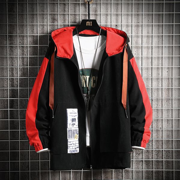 new men's hip hop 2021 casual block of colors from the vintage runway hooded jacket 7h04, Tan;black
new men's hip hop 2021 casual block of colors from the vintage runway hooded jacket 7h04, Tan;black