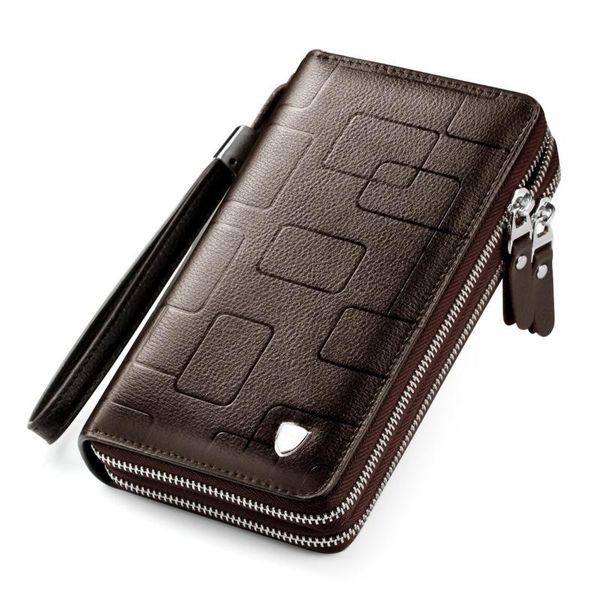 wallets genuine leather men's long multifunctional wallet two zippers money clip simple design business clutch cellphone bag, Red;black
wallets genuine leather men's long multifunctional wallet two zippers money clip simple design business clutch cellphone bag, Red;black