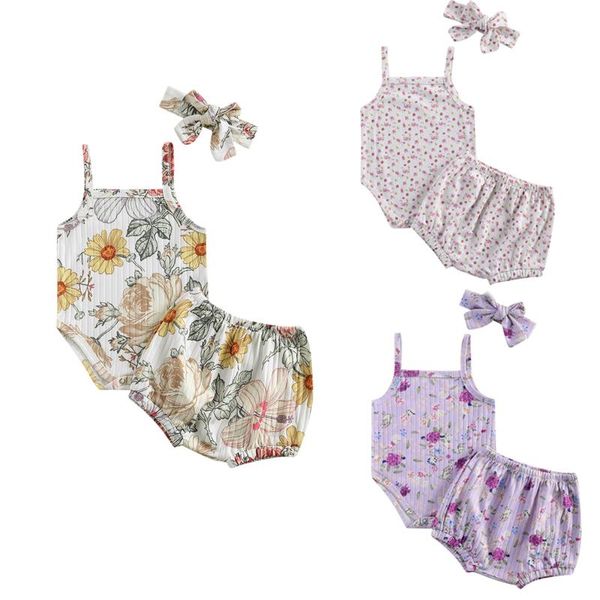 clothing sets born baby girls 3-piece outfit set sleeveless floral print romper+shorts+headband, White
clothing sets born baby girls 3-piece outfit set sleeveless floral print romper+shorts+headband, White