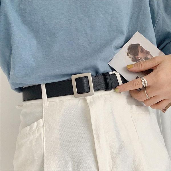belts hillbilly ins fashoin silver square buckle women vintage no hole adjustable aesthetic waistband style soft punk, Black;brown
belts hillbilly ins fashoin silver square buckle women vintage no hole adjustable aesthetic waistband style soft punk, Black;brown